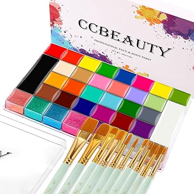 Beauty professional peintures à l'huile visage et corps ensemble de 36
