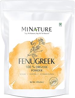 Poudre de fenugrec biologique certifiée mi nature usda (trigonella funum) (227g (14kg) 236ml)