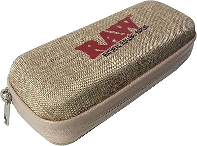 Papier à rouler naturel rao raw - portefeuille conique - portefeuille à fermeture