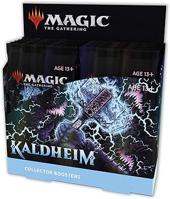Magic: the gathering kaldheim booster box | 12 packs (180 cartes magiques)