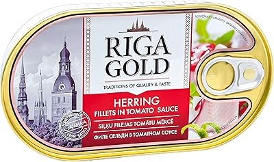 Filet de hareng doré de riga à la sauce tomate 190g
