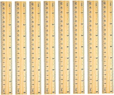 Règle en bois de 8 pouces règle de mesure en bois de 72