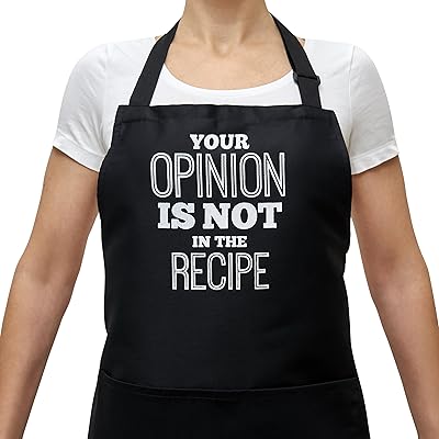 Safavieh designs tablier de barbecue amusant - votre avis n'est pas dans la recette
