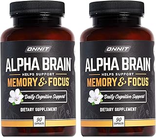 Supplément onit premium brain boosting nootropic d'alpha brain - améliore la concentration