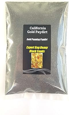 California gold bay expert bag heavy dirt concentré gold bay dirt bag