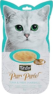 Gâteries pour chats kit kat purée au goût de thon et aux fibres