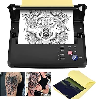 Machine de pochoir de transfert de tatouage, imprimante-copieur, imprimante de tatouage thermique, imprimante-copieur