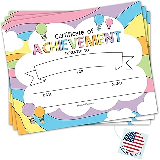 25 diplômes de maternelle colorés pour les enfants d'âge préscolaire - diplôme
