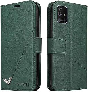Étui portefeuille mooncase pour samsung galaxy a71 5g, housse en cuir de luxe