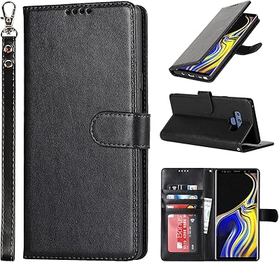 Étui portefeuille sailor tech pour samsung galaxy note 9 étui de luxe