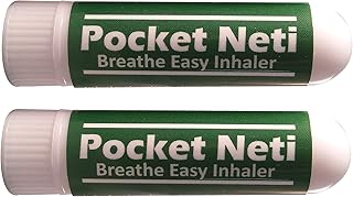 Inhalateur d'aromathérapie au sel de l'himalaya vigorjet essential, paquet de 2 avec huiles