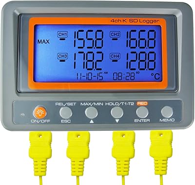 Thermomètre jane express d'az instruments enregistreur de données de température de thermocouple à