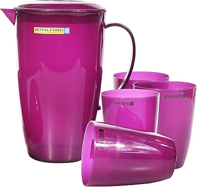Carafe à eau royal ford 2 litres avec 4 tasses