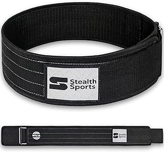 Ceinture d'haltérophilie stealth sports support dorsal de 4 pouces - ceinture d'haltérophilie