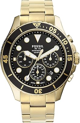 Montre décontractée fossil fb-03 pour homme avec bracelet en acier inoxydable - fs5767
