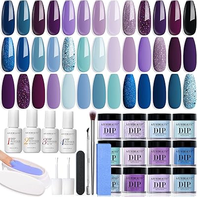 Kit de démarrage de vernis à ongles en poudre azure beauty dip 29