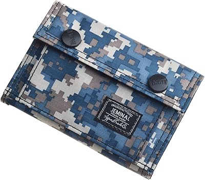 Portefeuille à deux volets imprimé camouflage pour hommes, adolescents, garçons et enfants, autres