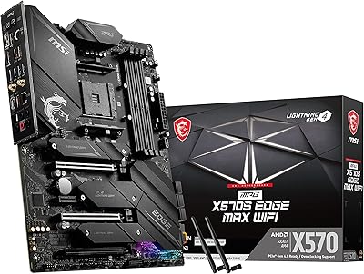 Carte mère de jeu msi mpg x570s edge max wifi atx, amd, socket