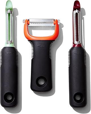 Ensemble de gommage 3 pièces oxo de good grips - betterave, fenouil