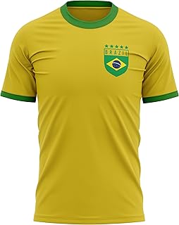 T-shirt de football rétro du brésil pour hommes - cadeau de football country pour le championnat sud-américain - football brésil. Diaytar Sénégal : L'e-commerce qui vous ressemble