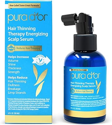 Pura d'or sérum revitalisant pour le cuir chevelu contre la chute des cheveux