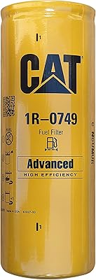 Filtre à carburant avancé haute efficacité caterpillar 1r-0749, paquet multiple (paquet de 3)