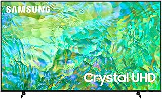 Téléviseur intelligent samsung, crystal uhd 4k, cu8100, 50 pouces, noir, 2023, airslim, processeur