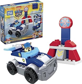 Jouet de voiture mega bloks paw patrol chase city police cruiser avec petits