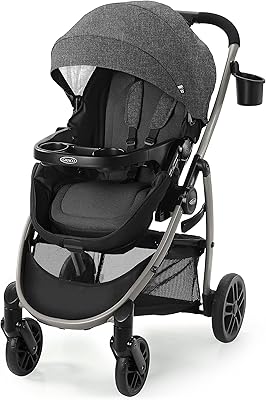 Poussette graco mods paramate avec mode véritable poussette, siège réversible, pliable à une main,