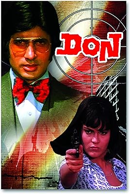 Affiche tamatina d'amitabh bachchan et zeenat aman don tirée de vieux films hindi