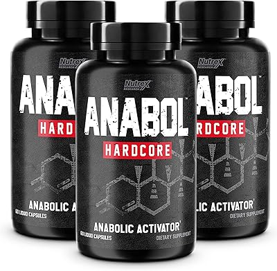 Nutrex research anabol activateur anabolisant, constructeur musculaire et agent durcisseur, 60 pilules