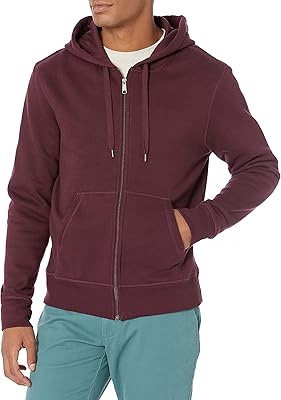 Sweat à capuche en polaire fermeture éclair intégrale amazon essentials pour hommes