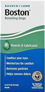Solution pour lentilles de contact boston, solution de réhumidification pour lentilles de contact