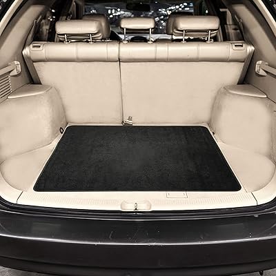 Tapis de coffre de voiture noir de luxe fh group, convient à la plupart