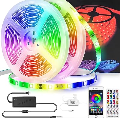 Bande lumineuse led rvb à couleur changeante avec télécommande 5050 led avec contrôle