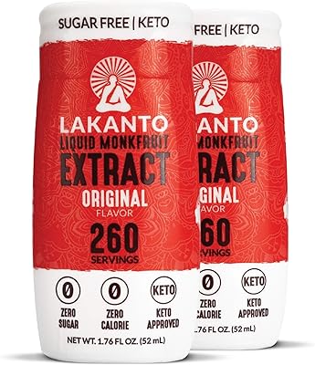 Édulcorant liquide à l'extrait de fruit de moine lakanto - gouttes céto