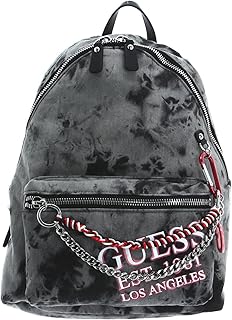 Sac à dos femme napoli 4g avec lettres logo 39 cm, denim noir