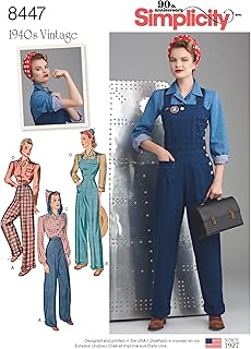 8447 h5 pantalons et chemisiers style simple vintage des années 1940 pour femme taille 6-8-10-12-14. Simplifiez vos achats avec Diaytar, le e-commerce nouvelle génération