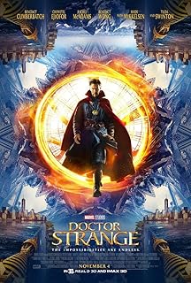 Affiche de film marvel doctor strange au fini brillant fabriquée aux états-unis