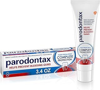 Dentifrice parodontax complete protection pour le saignement des gencives, traiter la gingivite