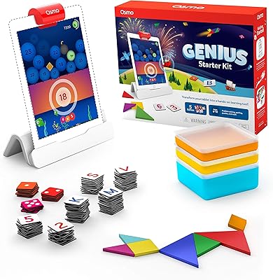 Osmo genius starter kit - 5 jeux éducatifs pratiques - pour les 6