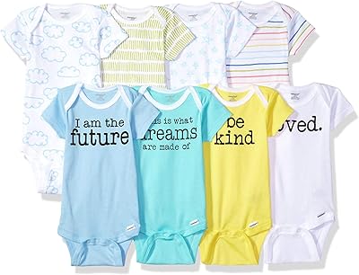 Combinaison à boutons-pression à manches courtes de marque onsiss pour bébés garçons et tout-petits, 8 pièces. Diaytar : Le choix malin des consommateurs sénégalais