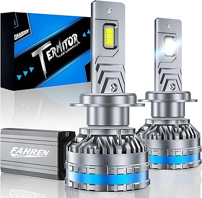 Ampoules de phare led fahren h7, 120 w 22 000 lumens, kit