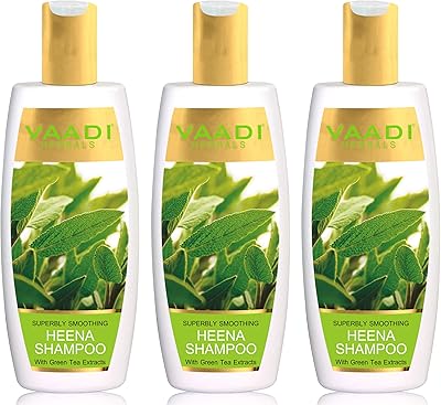 Shampooing hina lissant herbals super play, 350 ml (pack de 3) par fadi