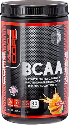 Musclecore nutrition bcaa punch aux fruits, 30 portions