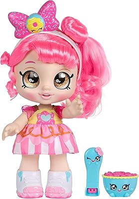 Poupée kindi kids s1 snack time fun donatina little girls, multicolore, 10 pouces