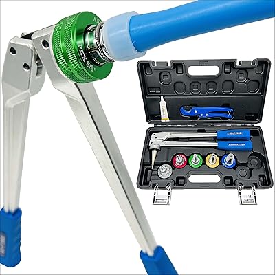 Kit d'extension de tube pex manuel avec 5 embouts 3 8"