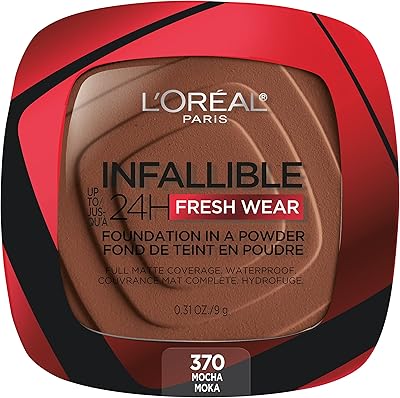 L'oréal paris infallible fresh wear fond de teint poudre waterproof 24 heures, 370