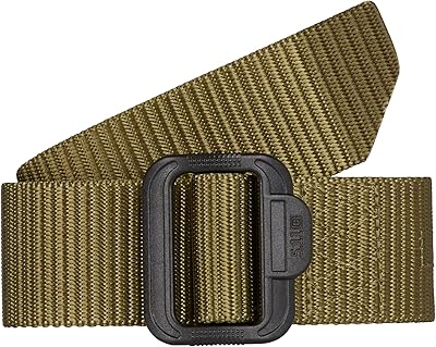 Ceinture de travail tactique pour hommes 1,75" par 5,11, boucle non métallique, plaque