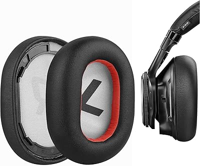 Pièces de réparation d'écouteurs pour casque sans fil bluetooth stéréo huairi plantronics 8200-uc